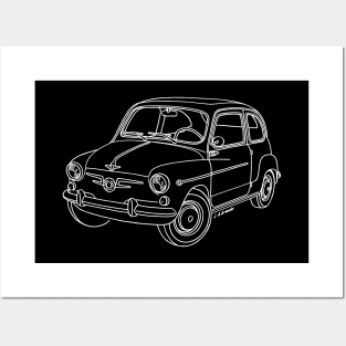 The little cute italian car Posters and Art